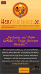 Mobile Screenshot of herzvertrauen.de